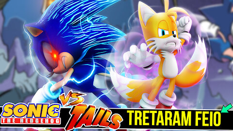 Quando Sonic BRIGOU com TAILS | Sonic vs Tails Quadrinhos do Sonic
