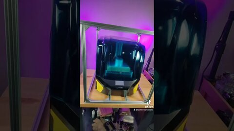 New Cyberpunk inspired 3D printer shooting the video now 😅