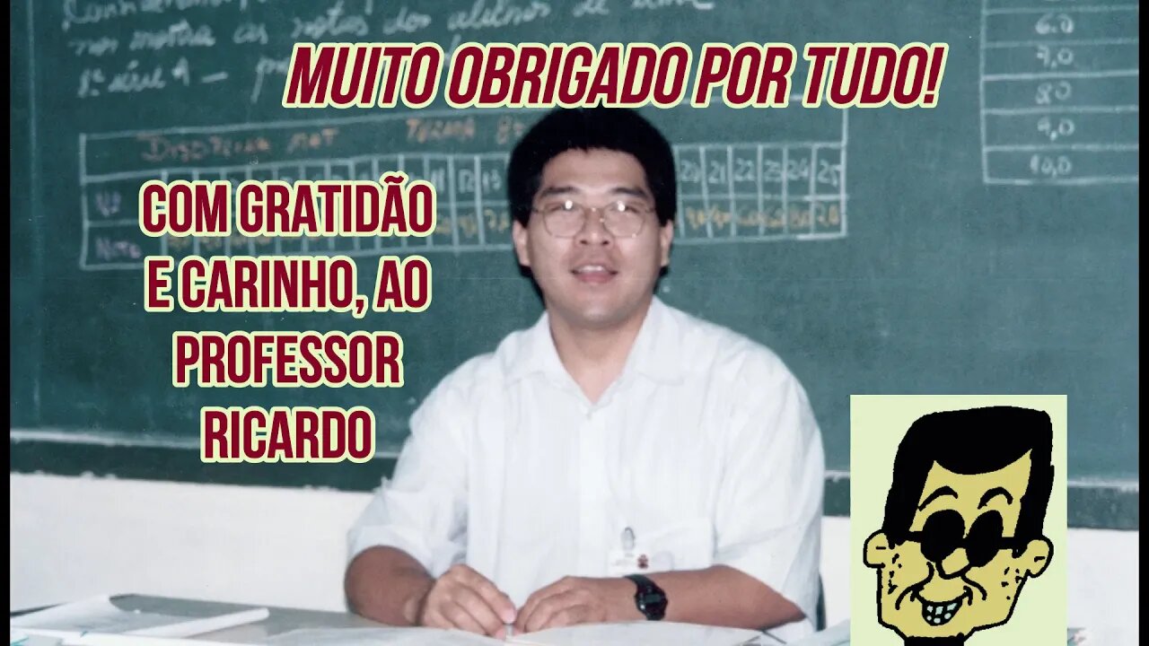 Ultima Lição do Professor Ricardo para as Turmas dos 3º Mercadologia B e C VHS editado 2021