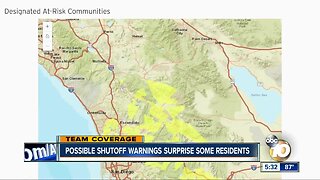 Possible shutoff warnings surprises some residents