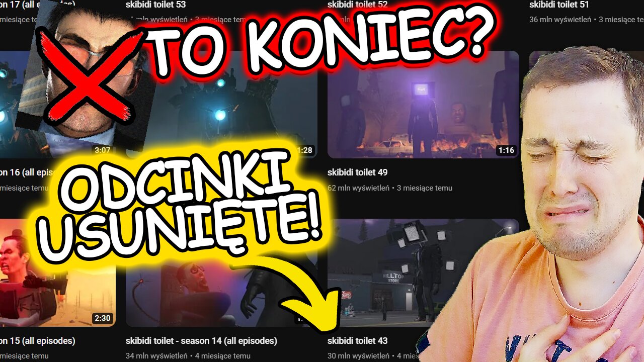 TWÓRCA SKIBIDI TOILET ZBANOWANY!? TO KONIEC SKIBIDI TOILET!? MEGA DRAMA!