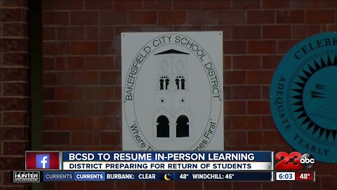 BCSD to resume in-person learning: the district preparing for return of students
