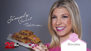 Simply Sweet Valentine's Day Blondies