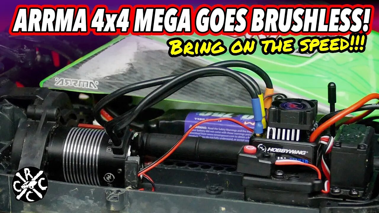 Converting My ARRMA Typhon 4x4 Mega V3 To Brushless!!! Part 1