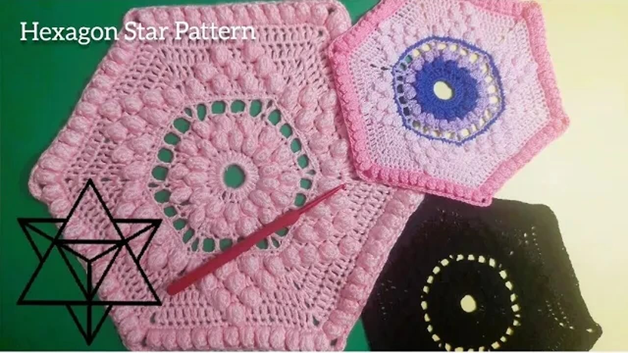 Crochet Hexagram Star Pattern (Weldon's Practical Needlework, Volume 6, Late 1800's)