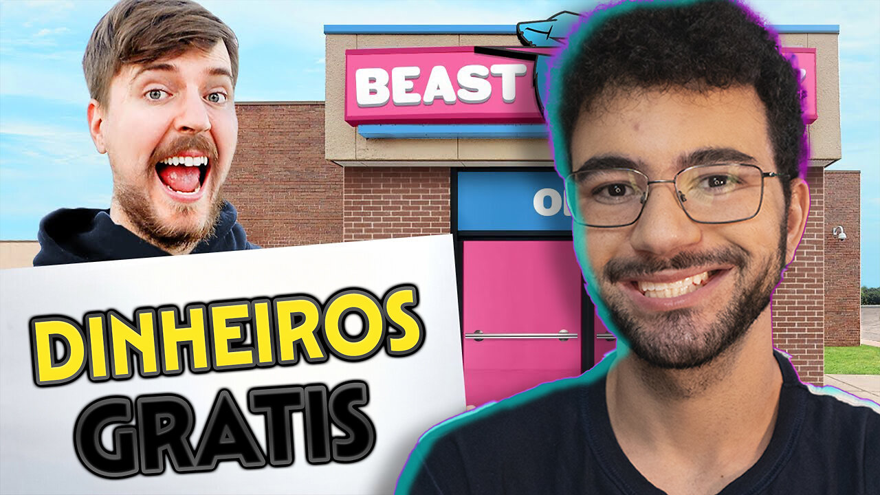 Eu Abri um BANCO GRÁTIS! - Rk play reage a MRBeast