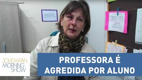 "Estamos no fundo do poço", diz professora agredida por aluno em SC | Morning Show