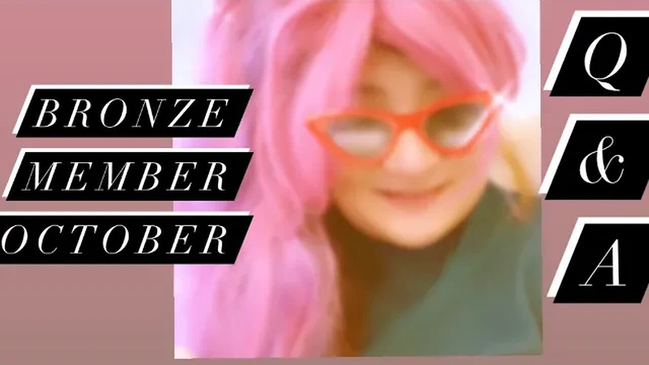 BRONZE MEMBER Q&A OCTOBER SERIES --- FRANSISCA SIM