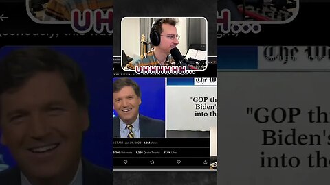 Tucker Carlson is losing it... #Shorts #foxnews