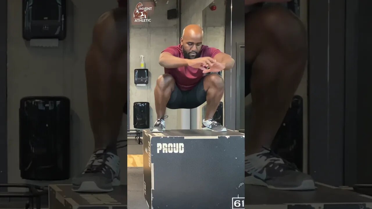 Squat box jumps #shorts #legworkout #squat