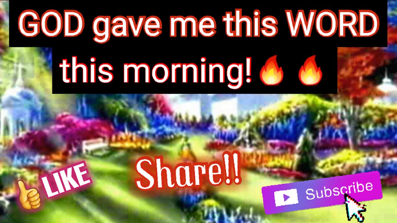 Rhema Word from The LORD** Sudden Prophetic Message * Share **