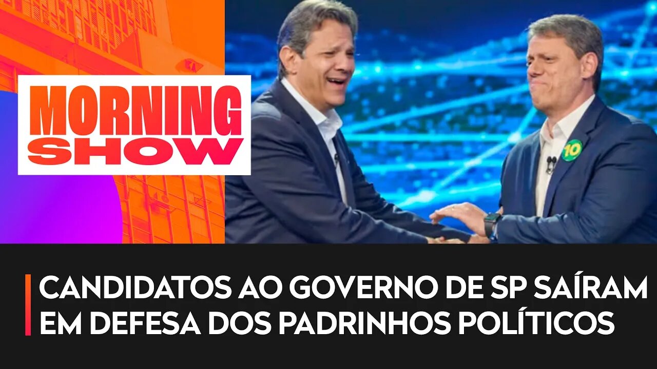 Haddad e Tarcísio participam de primeiro debate no segundo turno