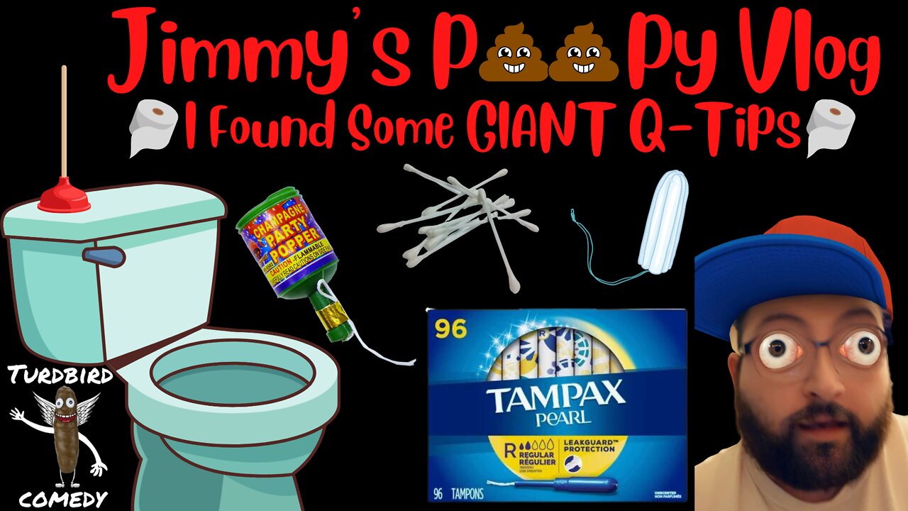 Jimmy’s Poopy VLOG #13- I Found Some GIANT Q-Tips Comedy Sketch