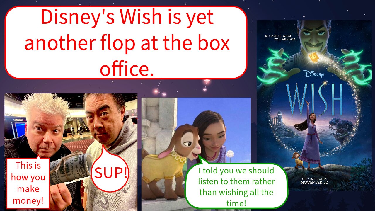 Disney's Wish is yet another flop at the box office.