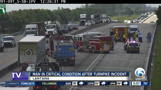 Prisoner jumps from transport bus on Florida's Turnpike in Palm Beach County