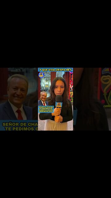 EN EL SANTUARIO DEL SEÑOR DE CHALMA PEDIMOS CON FE. QUE GILBERTO LOZANO SEA EL PRESIDENTE DE MÉXICO