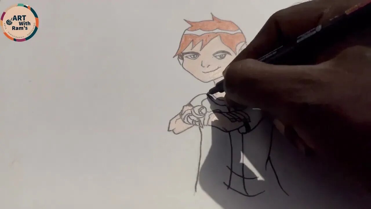 🥰🥰Ben10’ drawing video ✍️ my subscriber suggest Ben 10 drawing 👉🏻 please support my channel guys 🥰