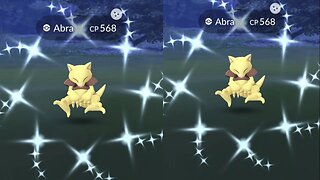 Shiny Abra Reaction