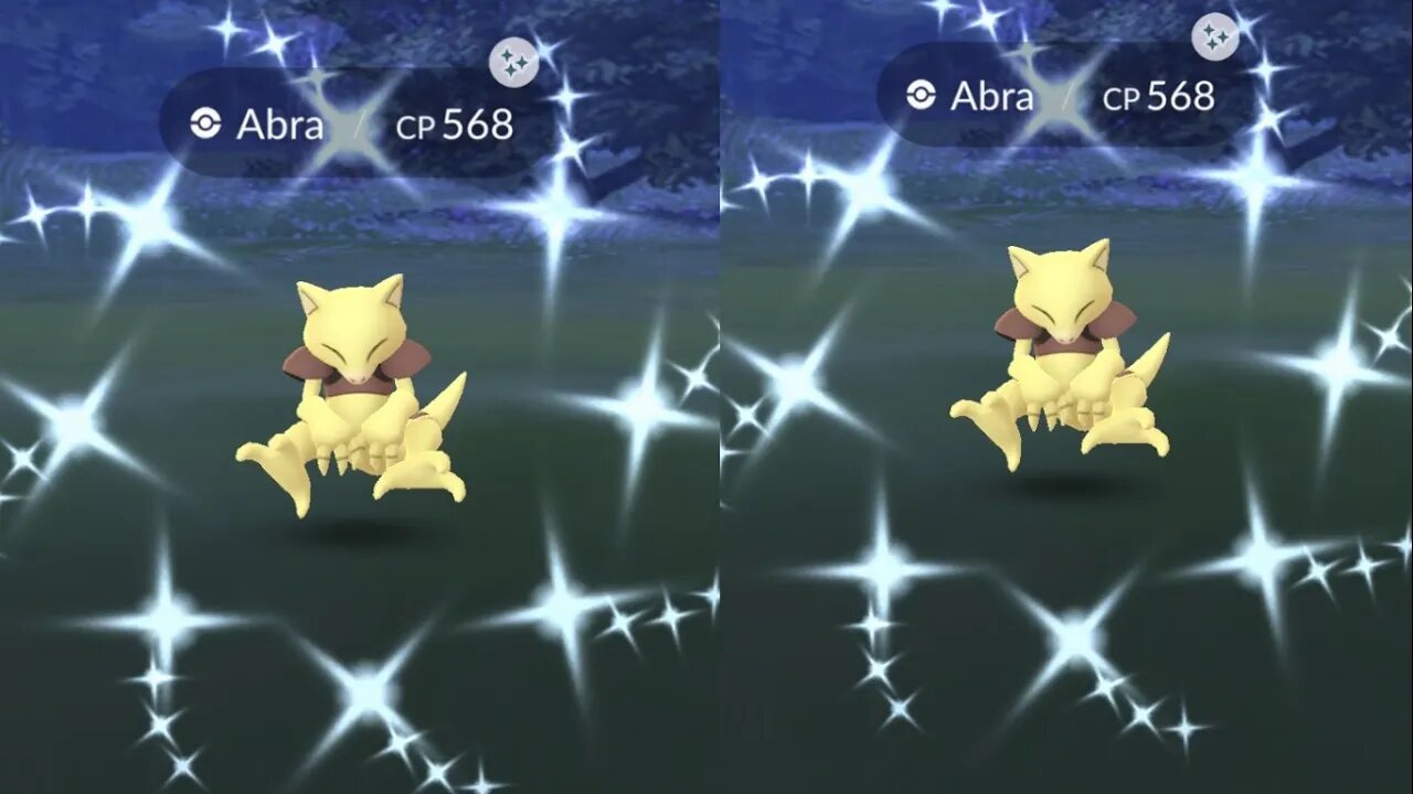 Shiny Abra Reaction