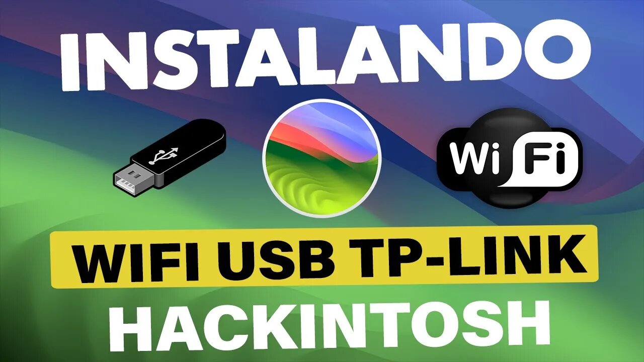 🔥 NOVO MÉTODO 2023 👉 INSTALANDO ADAPTADOR USB WIFI HACKINTOSH TP-LINK / COMFAST SONOMA VENTURA 😱