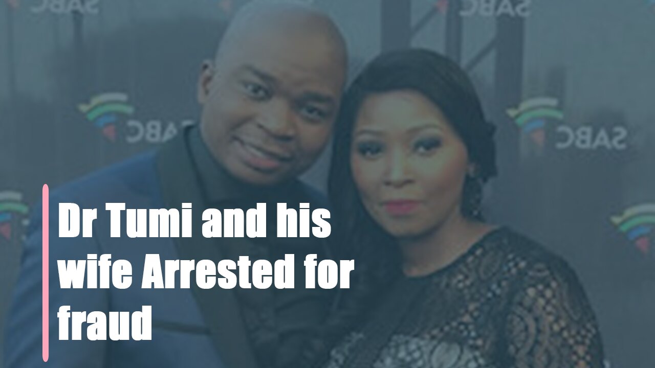 Dr Tumi, Gospel artist, and his wife defrauded the National Lotteries Board