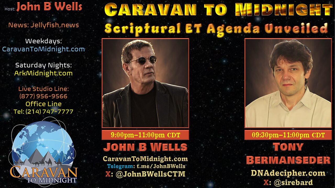 Scriptural ET Agenda Unveiled - John B Wells LIVE