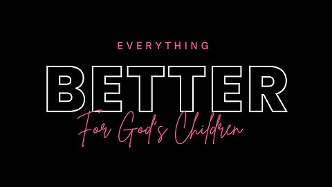 Better! Song by Hezekiah Walker. The Lord gave a message with song. Links 👇🏾 & question at end
