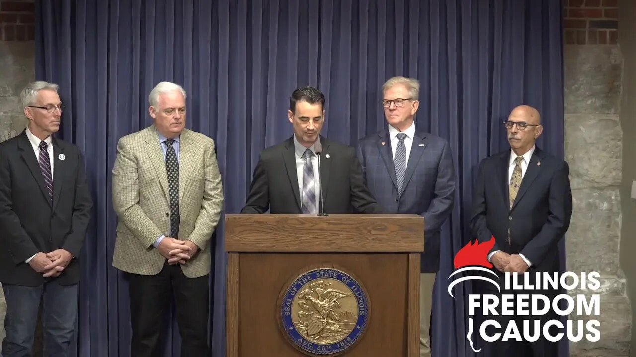 Illinois Freedom Caucus Press Conference on FY23/24 State Budget