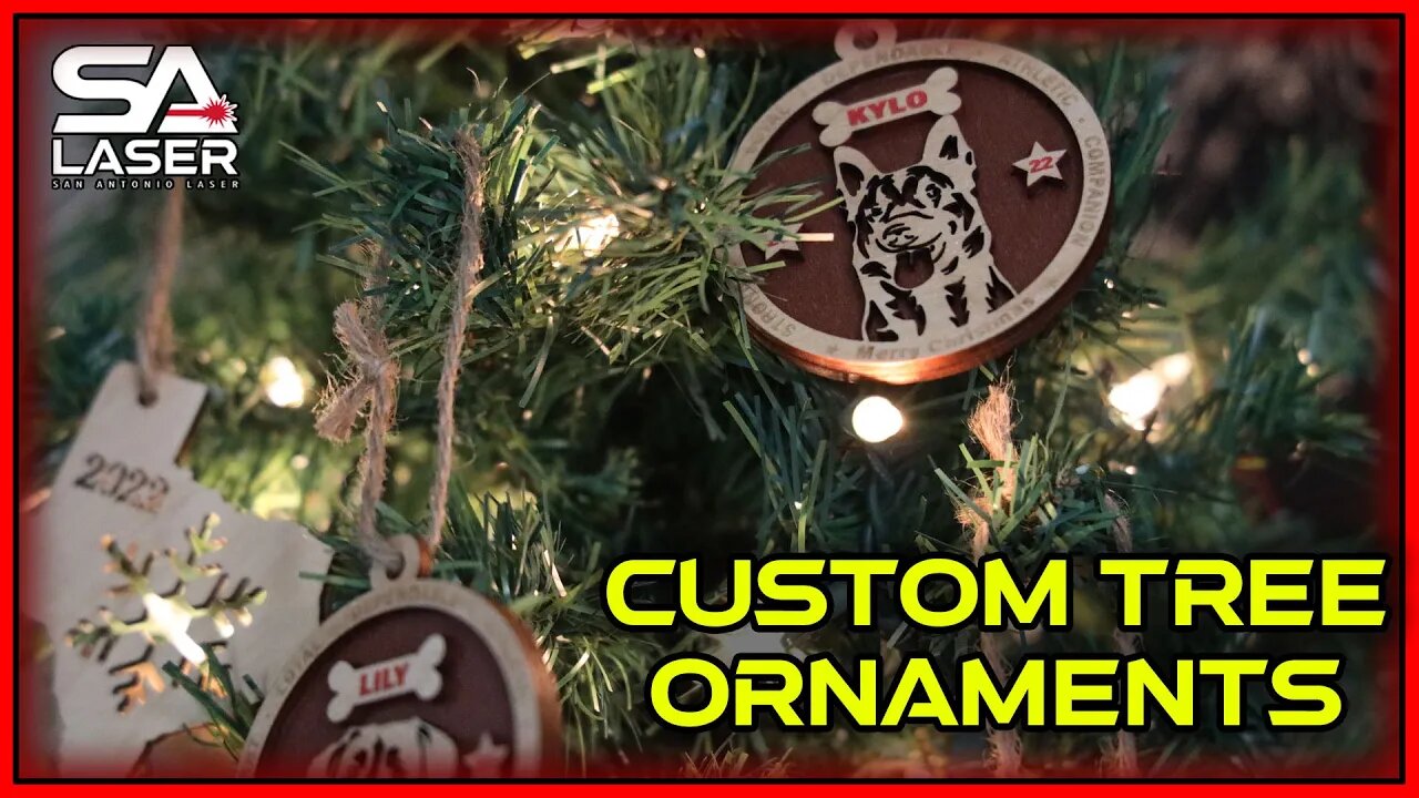 Custom made tree ornaments