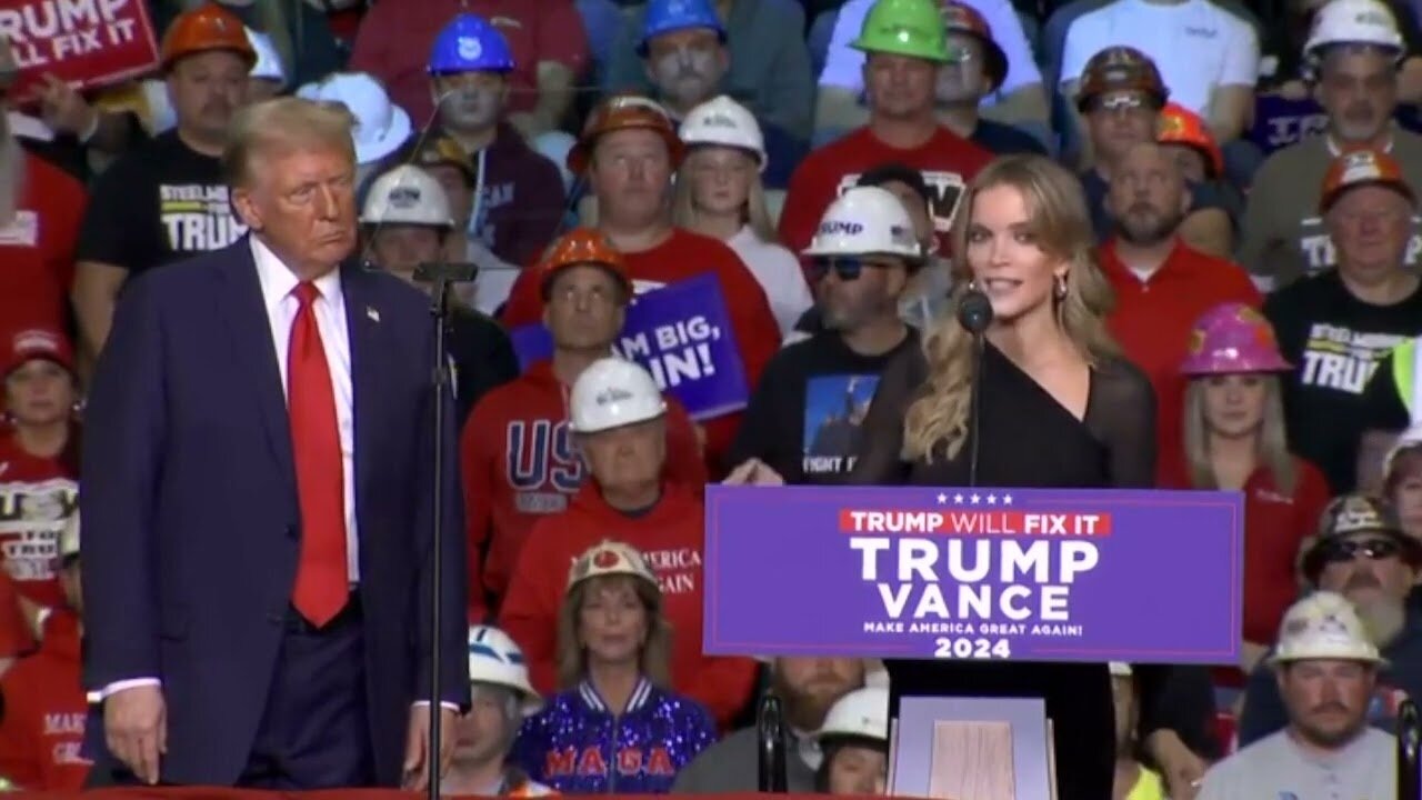 Megyn Kelly Joins Trump at His Final PA Rally of 2024 and Explains Why She's Supporting Him