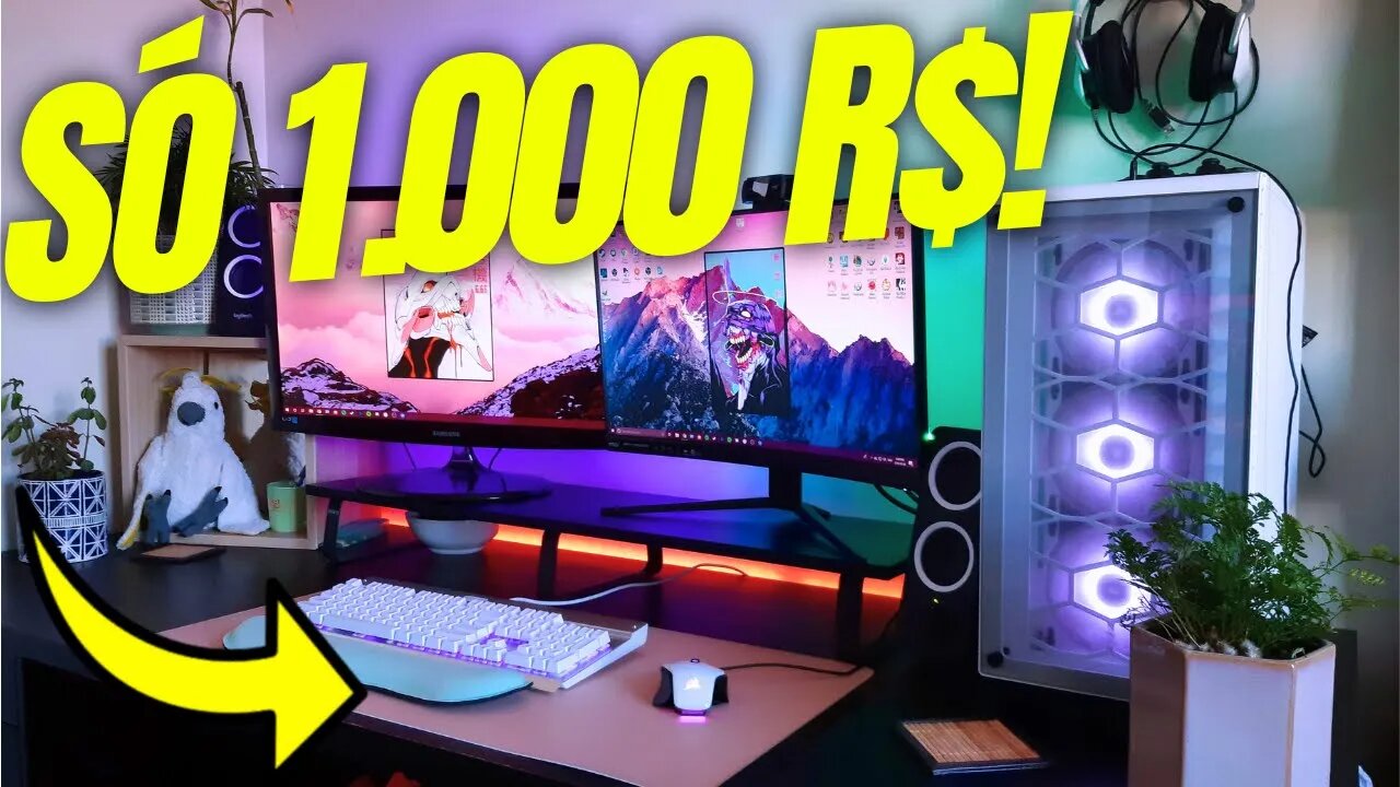 [RODA TUDO] O Melhor PC GAMER BARATO e CUSTO BENEíCIO Por Até 1000 REAIS!