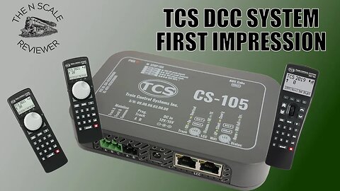 TCS DCC Command Station and Throttle Line up (First Impression)