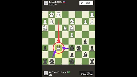 big mistake from opponent. #chess.