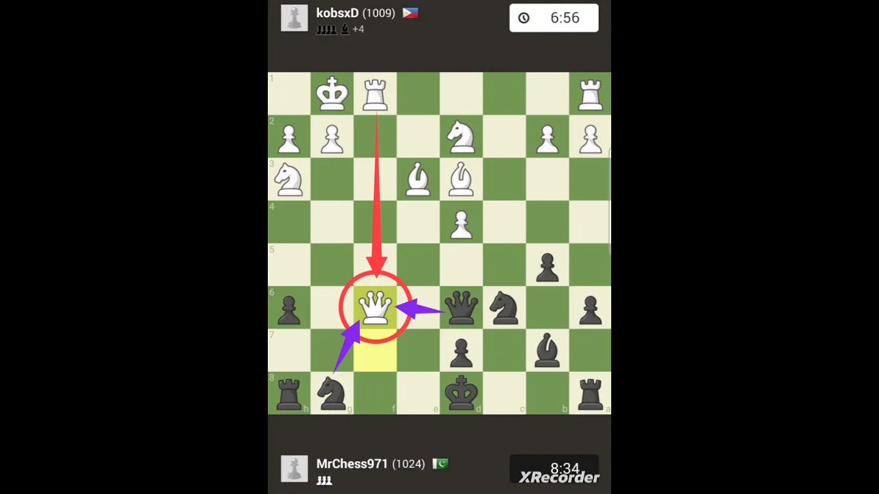 big mistake from opponent. #chess.