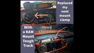 Ram Mount Tough Track - Christmas present for my Tacoma