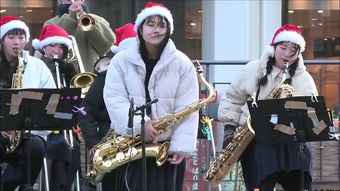 【BFJO高砂高校ジャズバンド部】にぎわい広場クリスマス・イヴイヴ・コンサート2022②15時半