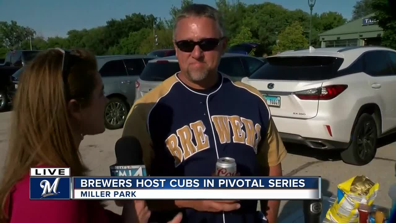 The I-94 rivalry comes to Miller Park as the Brewers take on the Cubs tonight