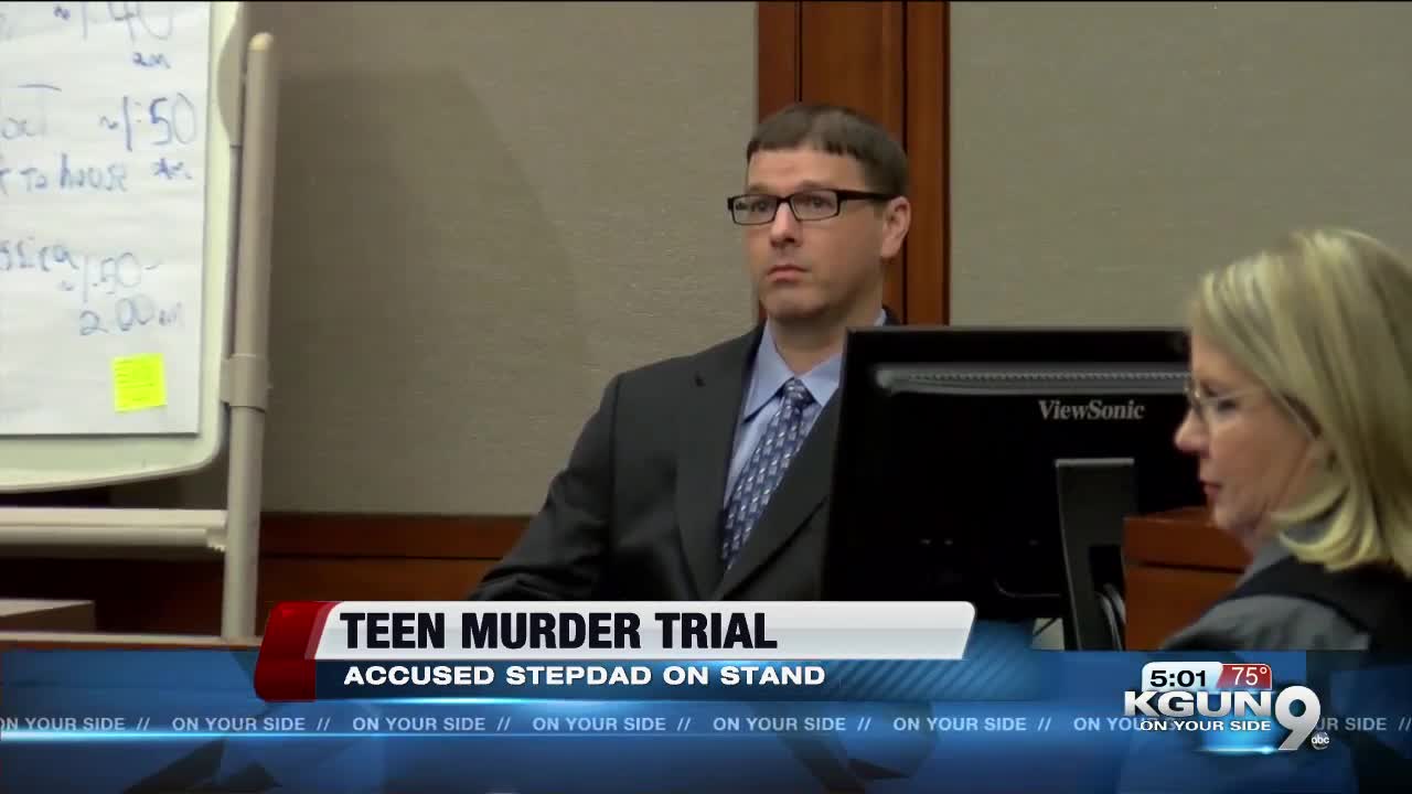 Stepdad takes stand again in murder trial