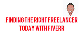 Hiring a freelancer on Fiverr - Review