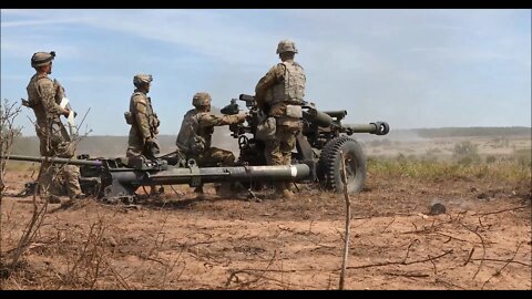 U.S. Artillery Conducts Direct Fire - Operation Northern Strike