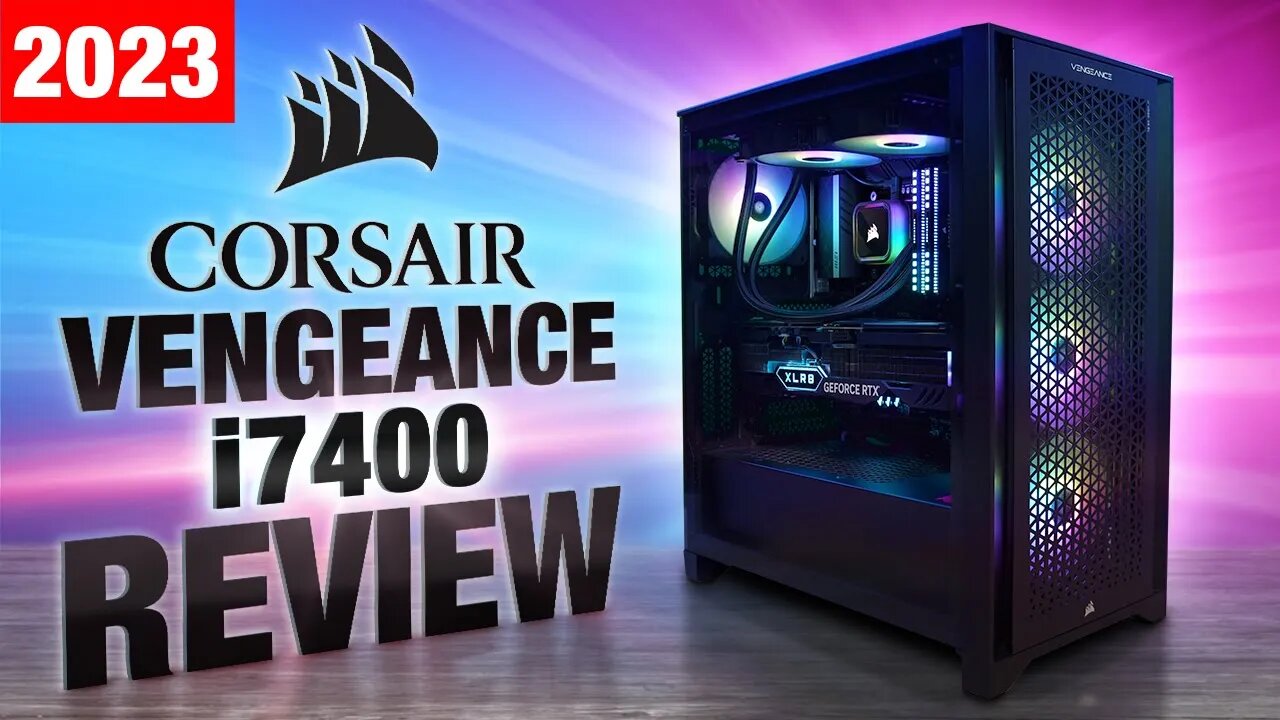 Corsair Vengeance i7400 Review! - Best Gaming Prebuilt PC in 2023?