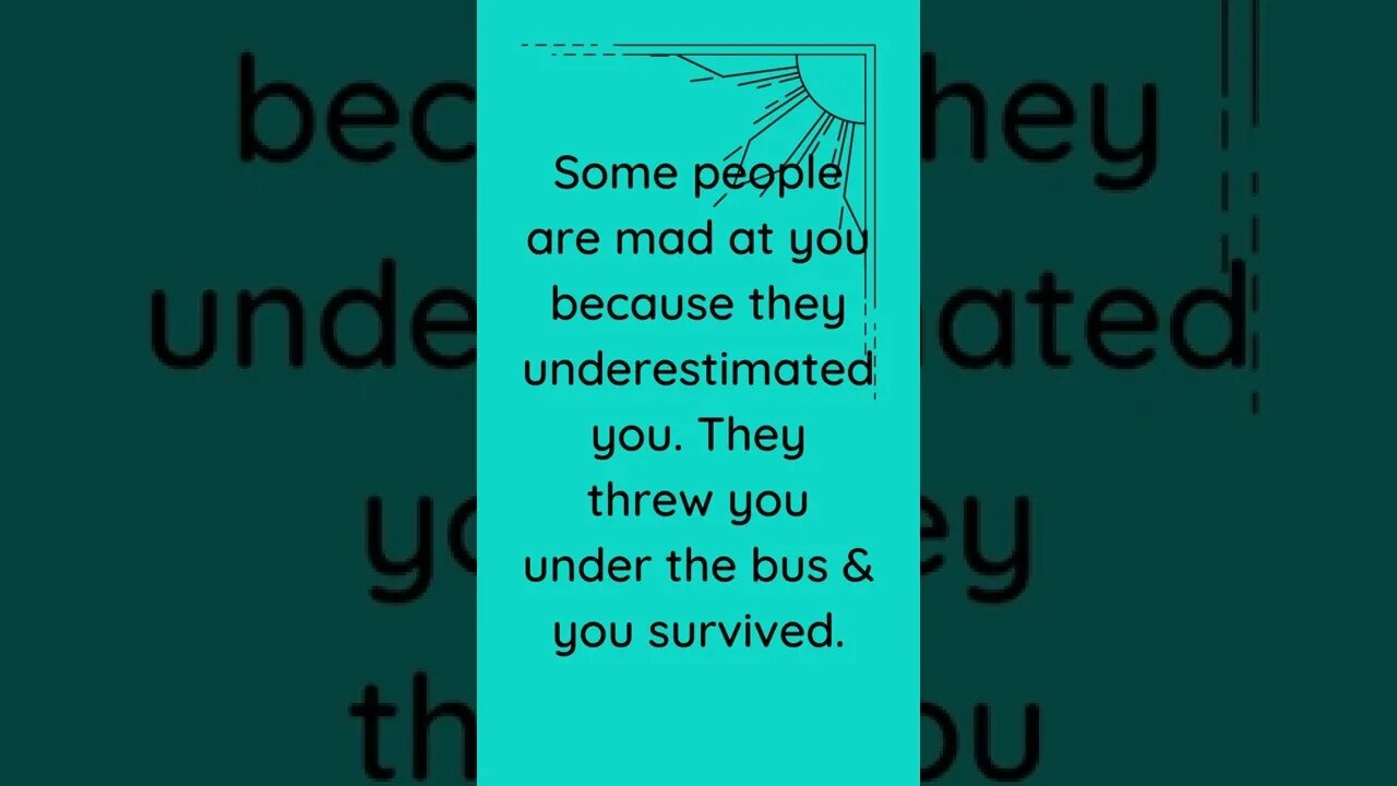 You're a Survivor!