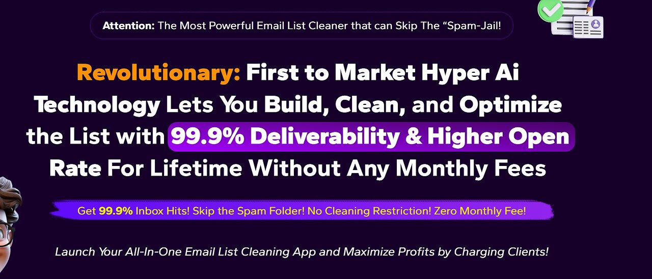 SendValid Demo: ultimate email list cleaner that Skips Spam Jail! With powerful Hyper AI technology