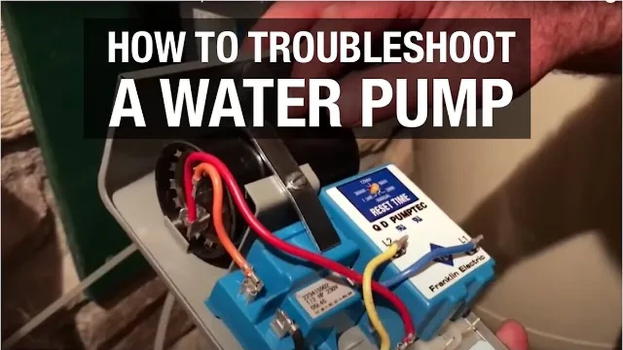 How to Troubleshoot a Water Pump