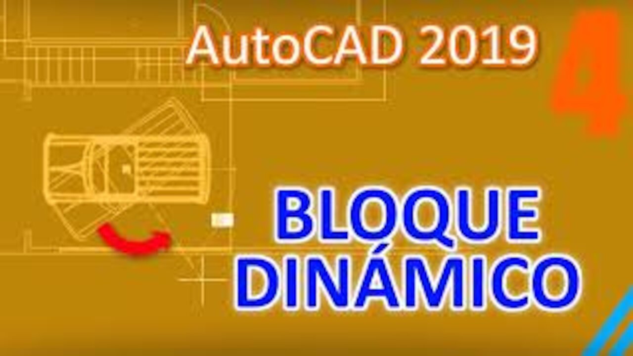 BLOQUE DINÁMICO Rotate, como rotar un bloque en un clic AutoCAD