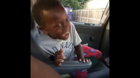 Kid laughing