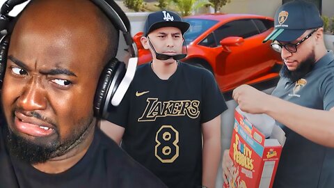 JiDion Reacts To Creep Thinks He Won Lambo, Meets Cops Instead!