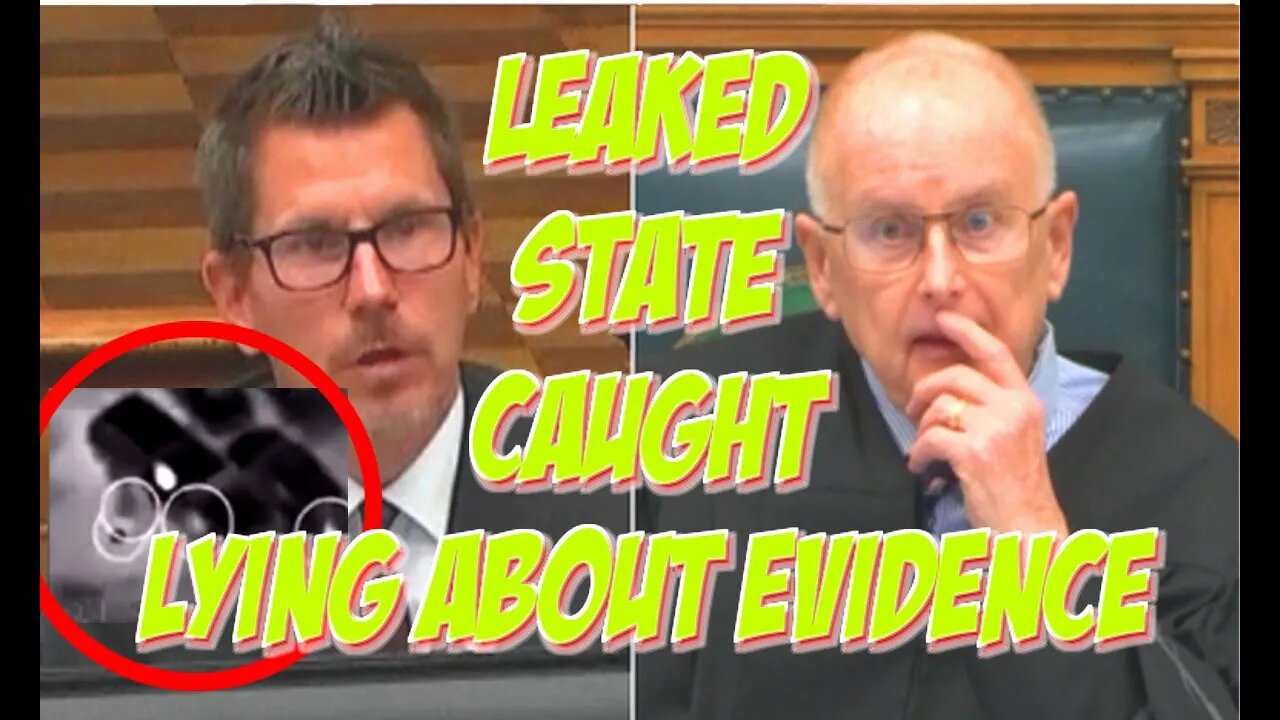 LEAKED JUDGE CATCHES STATE TAMPERING EVIDENCE PROOF RITTENHOUSE IS INNOCENT