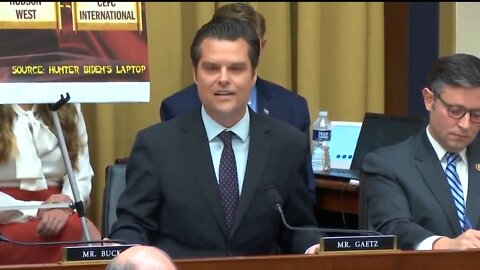 Matt Gaetz Grills DOJ Official On 'Ongoing Investigation' Into Hunter Biden