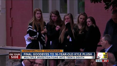 Final goodbyes to Seven Hills student Kyle Plush
